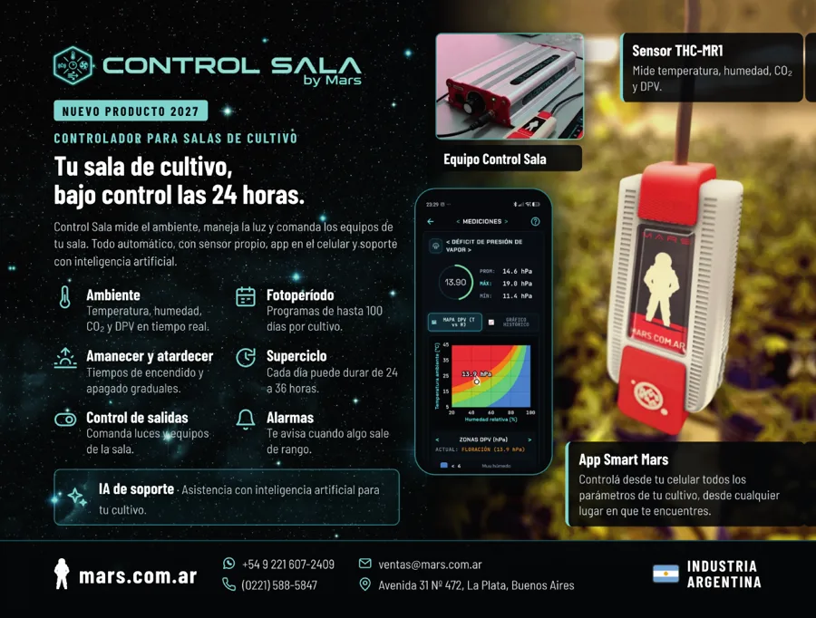 Folleto Control Sala by Mars